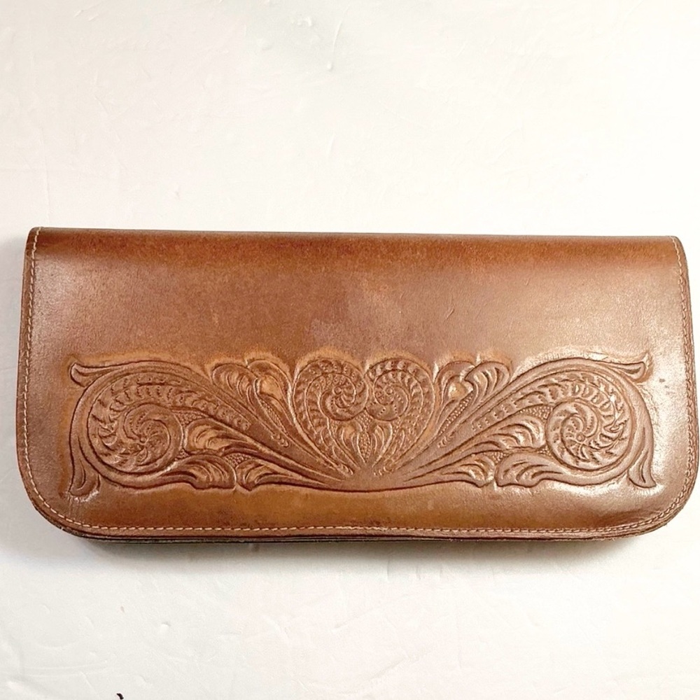 Tooled Leather Wallet